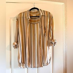 Striped Button Down Shirt